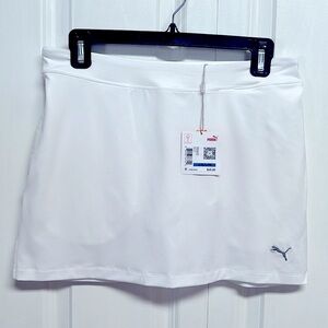 Puma Bright White 3 Pocket Child Size XL Tennis Skort NWT
